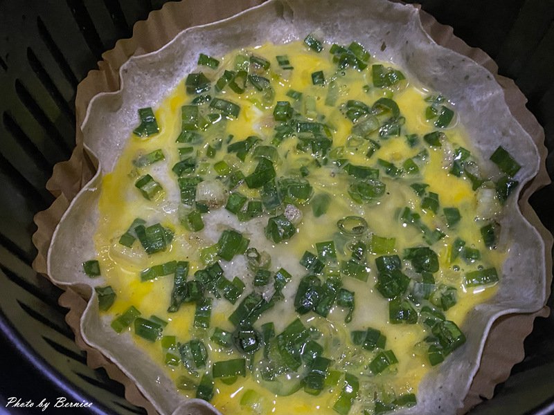 氣炸蛋餅~不沾手零廚易簡單六分鐘美味上桌 @Bernice的隨手筆記