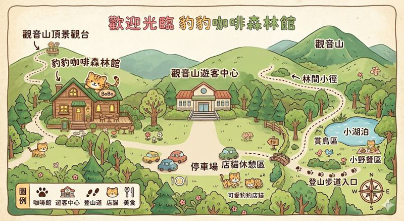 豹豹咖啡 &bull; 森林館~把時間留在山裡的咖啡館 @Bernice的隨手筆記