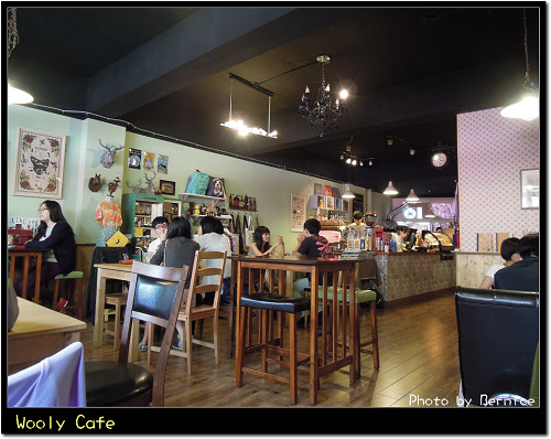Wooly Cafe~圓型三明治有創意 @Bernice的隨手筆記