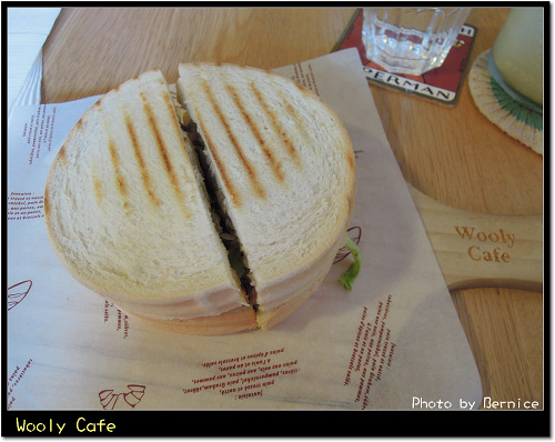 Wooly Cafe~圓型三明治有創意 @Bernice的隨手筆記